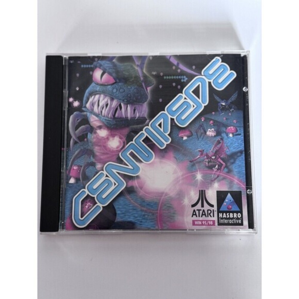 CENTIPEDE ATARI PC COMPUTER CD ROM GAME 1998 WINDOWS HASBRO Vintage Arcade